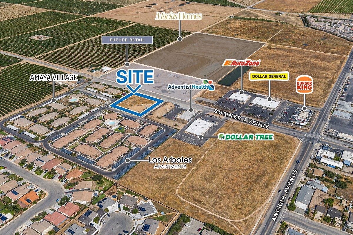 Commercial Land on Sumner Avenue, Orange Cove, CA for sale Primary Photo- Image 1 of 3
