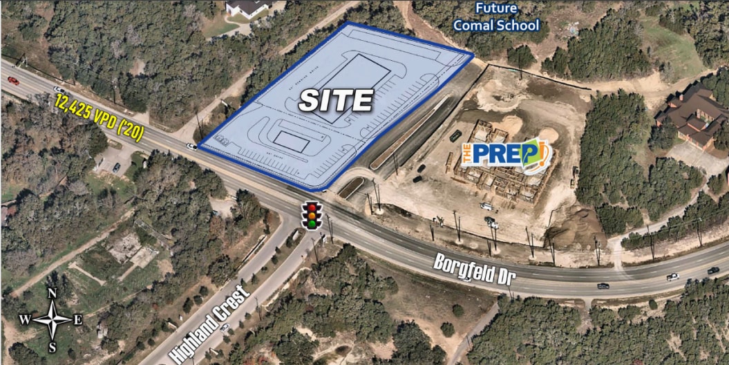 Borgfeld Dr and Highland Crest, San Antonio, TX for lease Primary Photo- Image 1 of 5
