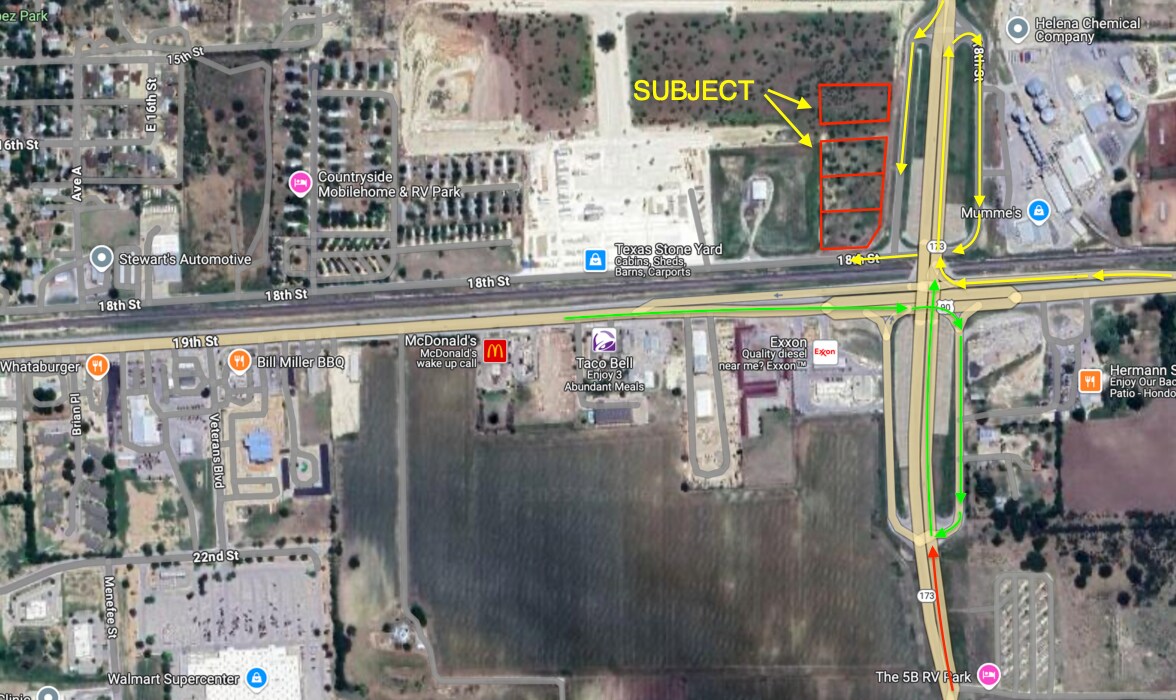 00 00 East 18th Street St, Hondo, TX à vendre Aérien- Image 1 de 6