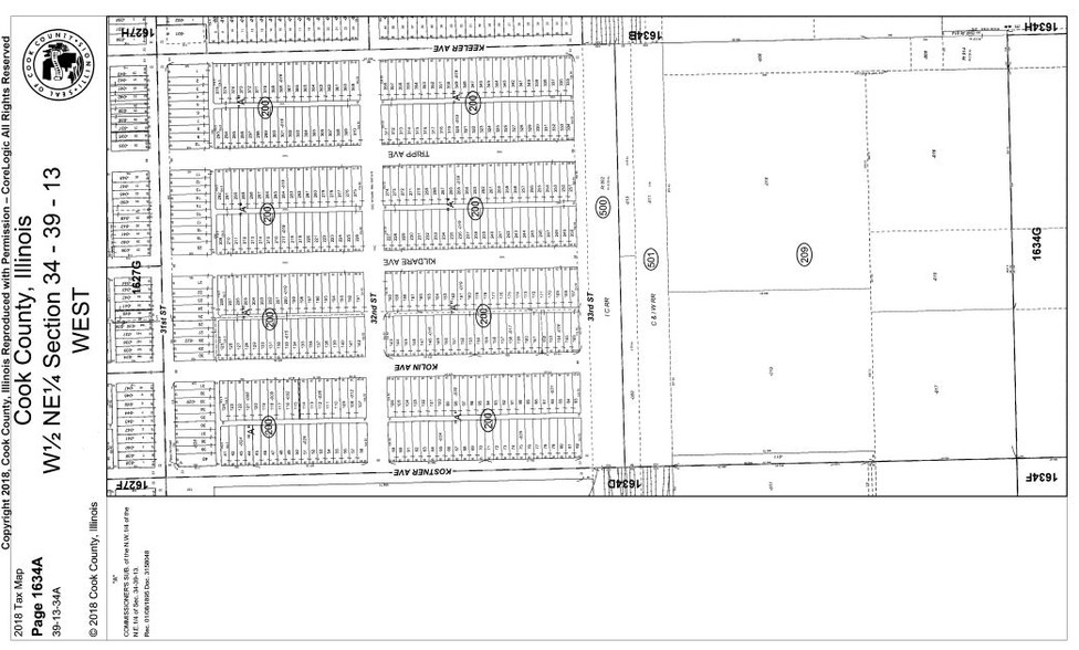 3348 S Pulaski Rd, Chicago, IL for lease - Plat Map - Image 2 of 7