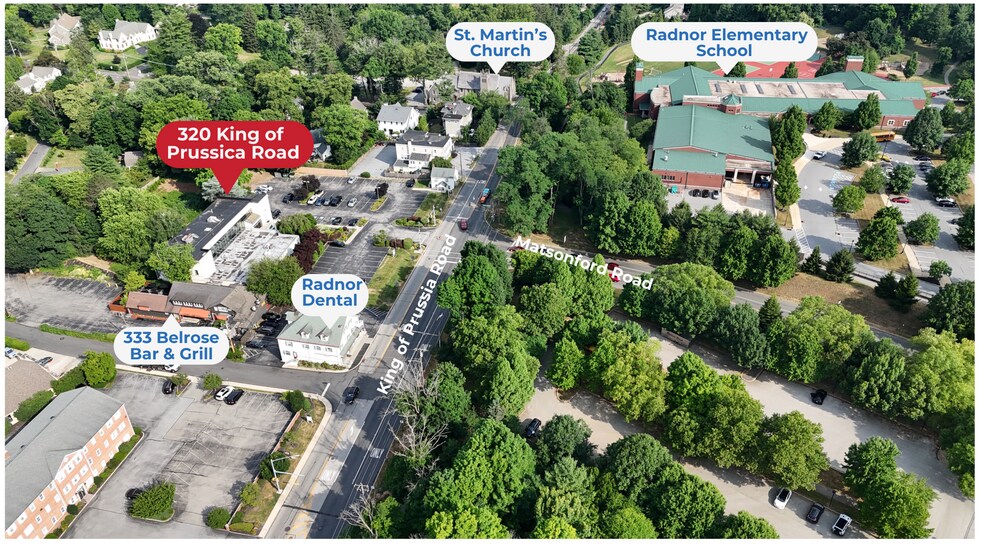 320 King of Prussia Rd, Radnor, PA à louer - Photo du bâtiment - Image 3 de 7