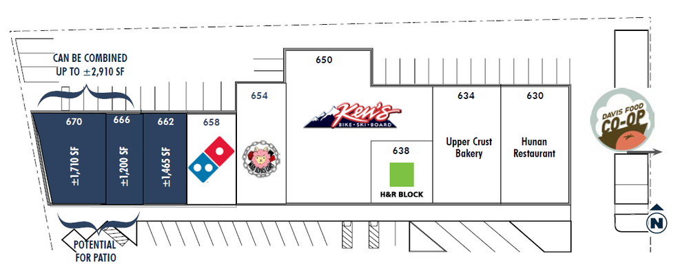 630-670 G St, Davis, CA à louer - Plan de site - Image 2 de 19