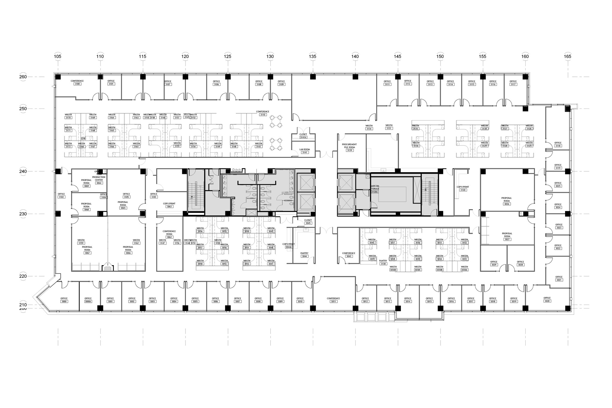 2250 Corporate Park Dr, Herndon, VA à louer Plan d  tage- Image 1 de 1