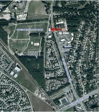 824 Greenbrier Pky, Chesapeake, VA - Aérien  Vue de la carte