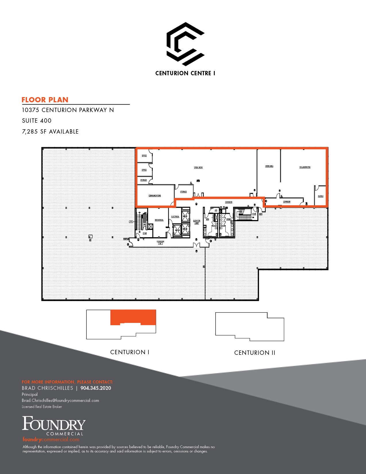 10375 Centurion Pky N, Jacksonville, FL for lease Floor Plan- Image 1 of 5