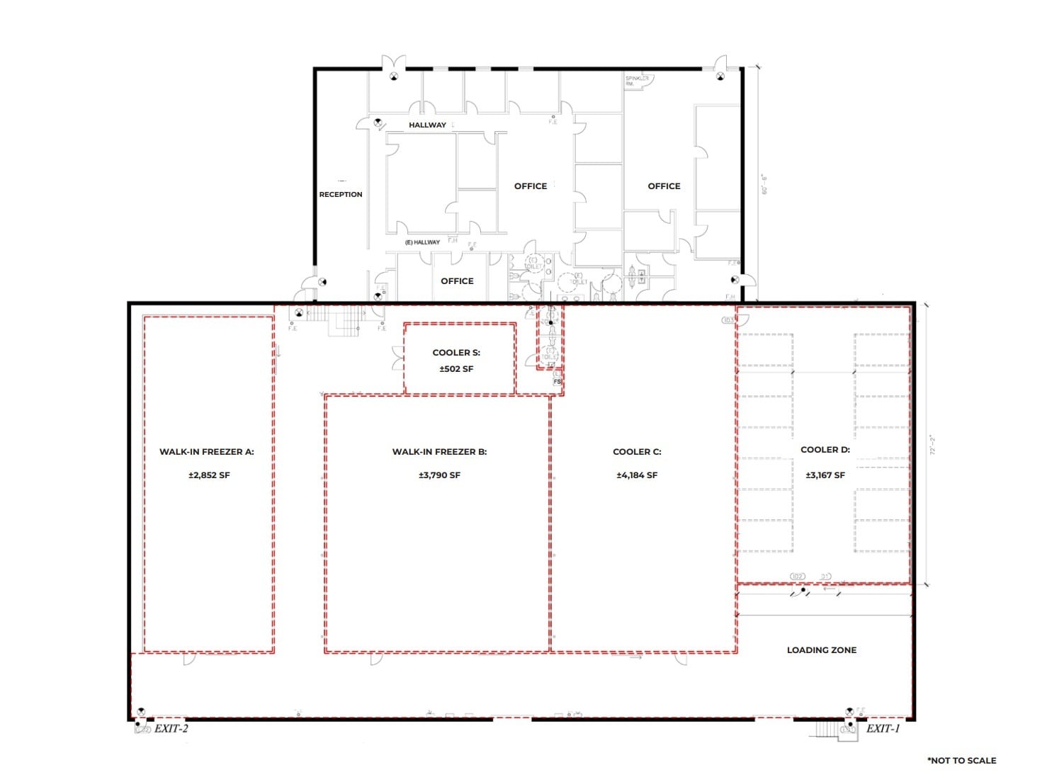 6820-6830 E Washington Blvd, Commerce, CA à vendre Plan d’étage- Image 1 de 1