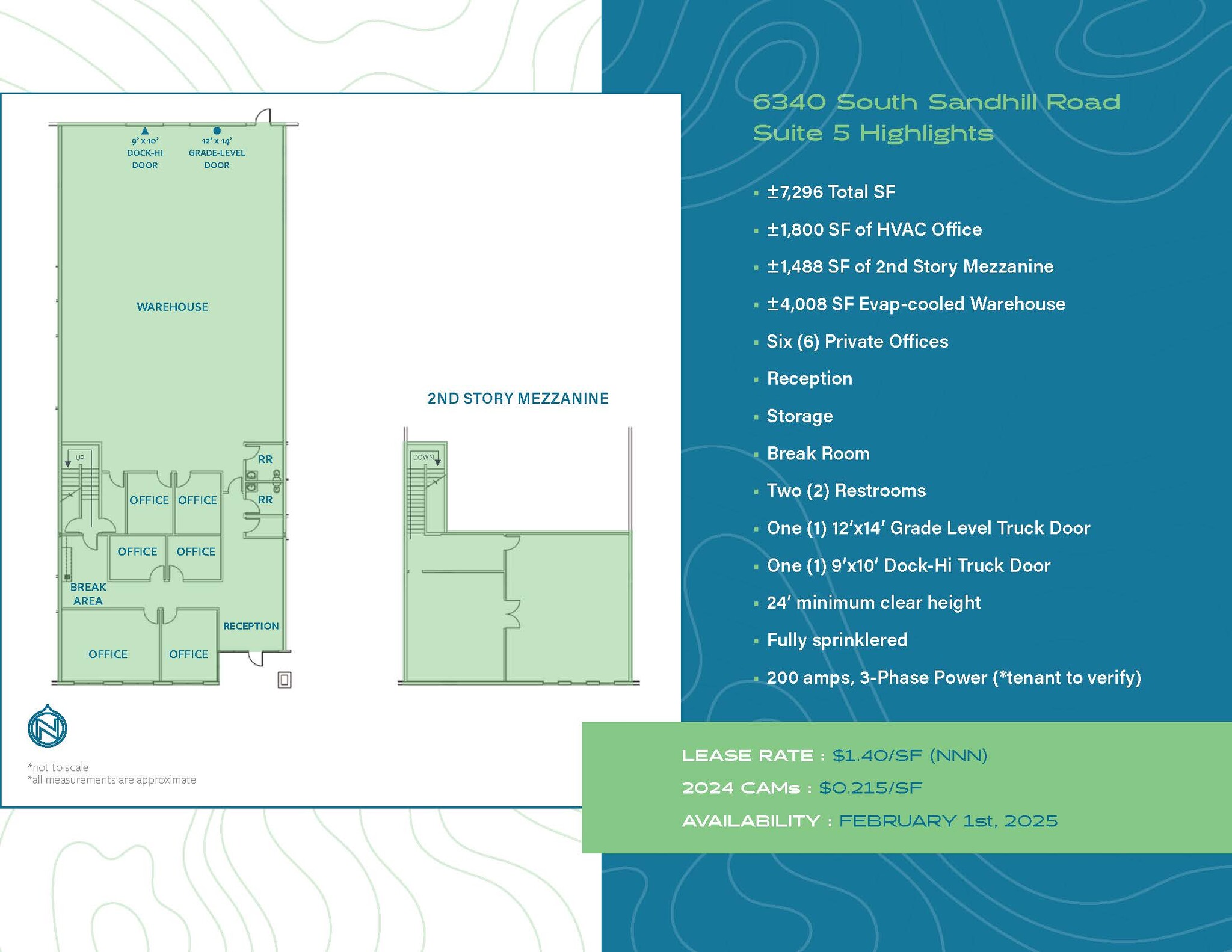 6320 S Sandhill Rd, Las Vegas, NV for lease Floor Plan- Image 1 of 3