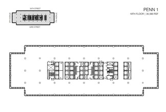 PENN 1, New York, NY à louer Plan d’étage- Image 1 de 1