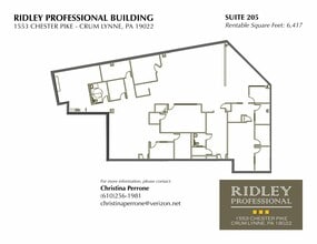1553 Chester Pike, Crum Lynne, PA for lease Floor Plan- Image 1 of 1