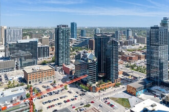 1100 1st St SE, Calgary, AB - Aerial map view