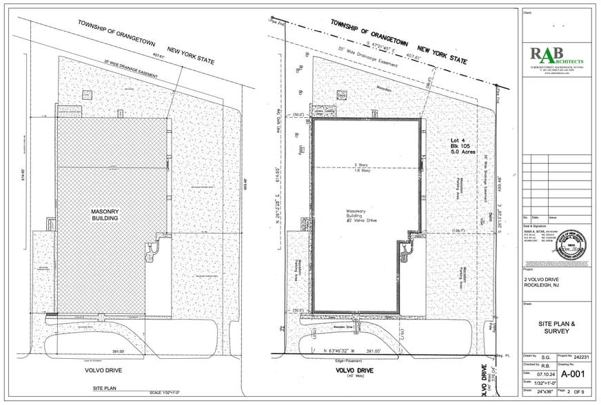 2 Volvo Dr, Rockleigh, NJ for lease - Site Plan - Image 2 of 11