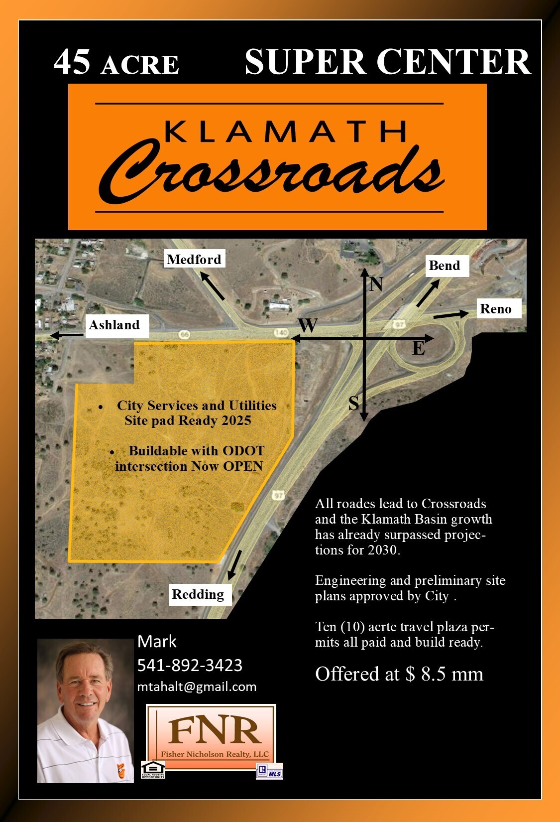 Highway 97, Klamath Falls, OR à vendre Photo du bâtiment- Image 1 de 1