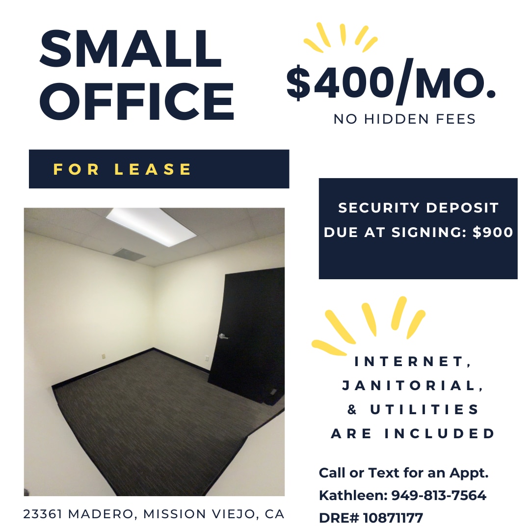 23351-23361 Madero, Mission Viejo, CA à louer Photo intérieure- Image 1 de 1