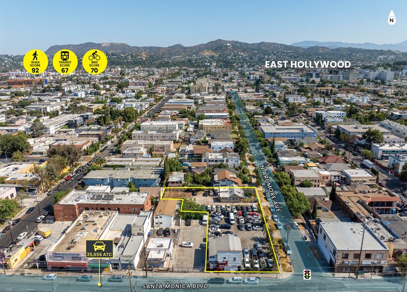 5151 Santa Monica Blvd, Los Angeles, CA for sale - Aerial - Image 3 of 5