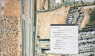 Plus de détails pour 3790 Joe Battle Blvd, El Paso, TX - Terrain à vendre