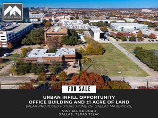 Plus de détails pour 5353 Alpha Rd, Dallas, TX - Bureau à vendre