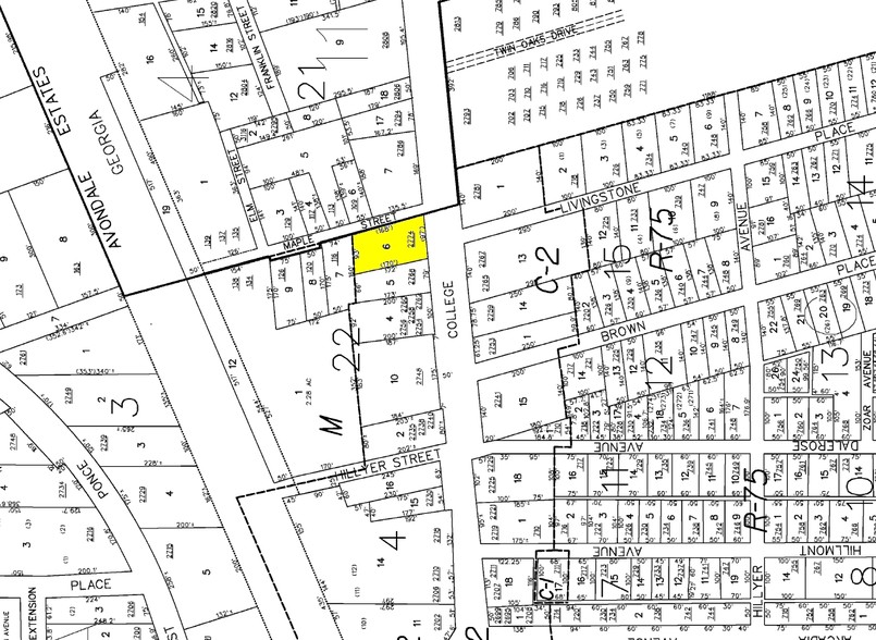 2774 E College Ave, Decatur, GA à vendre - Plan cadastral - Image 2 de 6