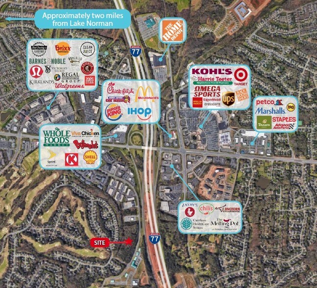00 Northcross Dr, Huntersville, NC à vendre - Aérien - Image 2 de 2