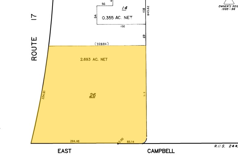 1999 S Bascom Ave, Campbell, CA à louer - Plan cadastral - Image 2 de 6