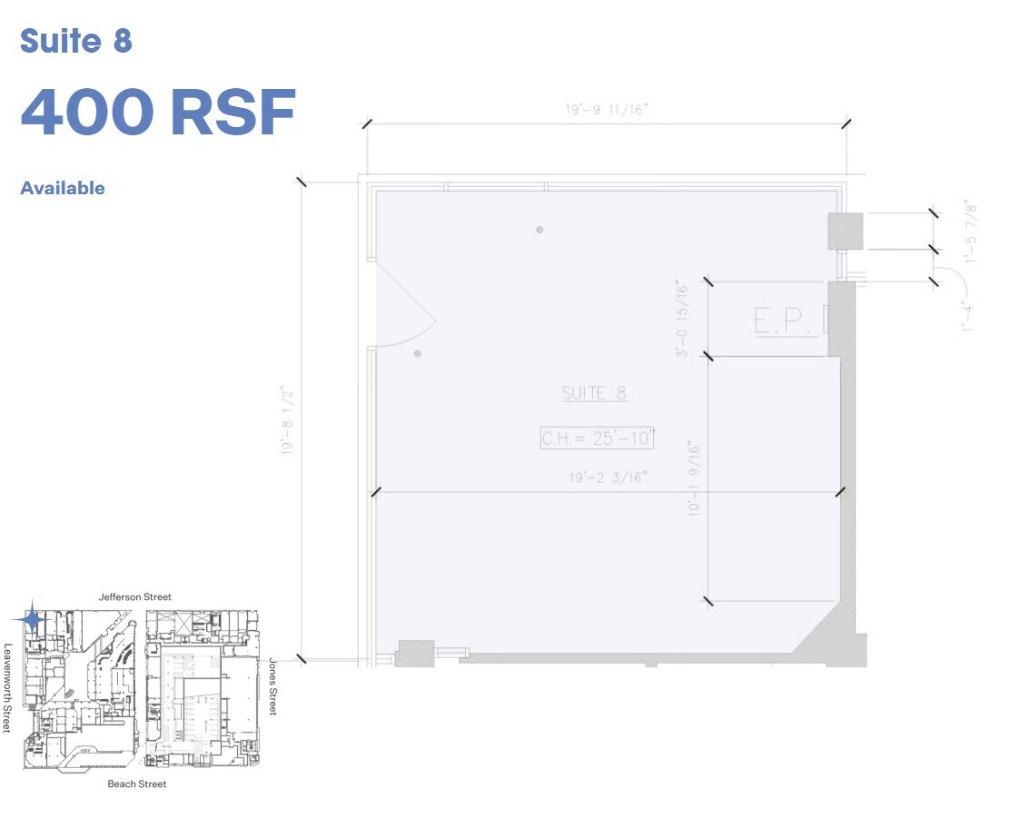 333 Jefferson St, San Francisco, CA for lease Floor Plan- Image 1 of 1