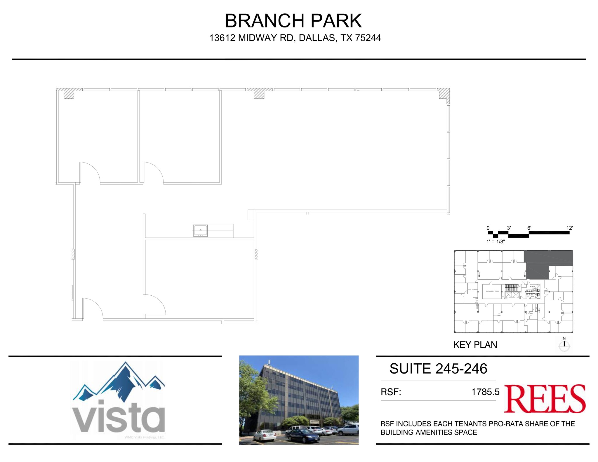 13740 Midway Rd, Farmers Branch, TX à louer Plan de site- Image 1 de 1