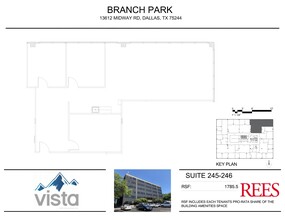 13740 Midway Rd, Farmers Branch, TX à louer Plan de site- Image 1 de 1