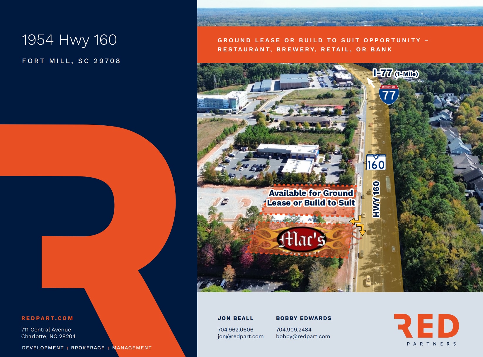 1954 Highway 160 W, Fort Mill, SC for lease Primary Photo- Image 1 of 8