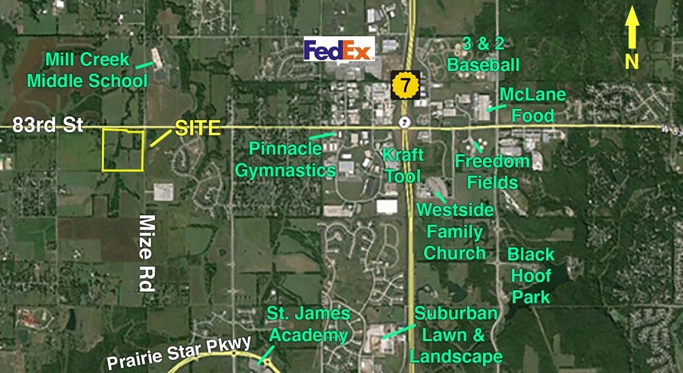 Swc W 83rd St & Mize Rd, Lenexa, KS à vendre - Photo du bâtiment - Image 1 de 1