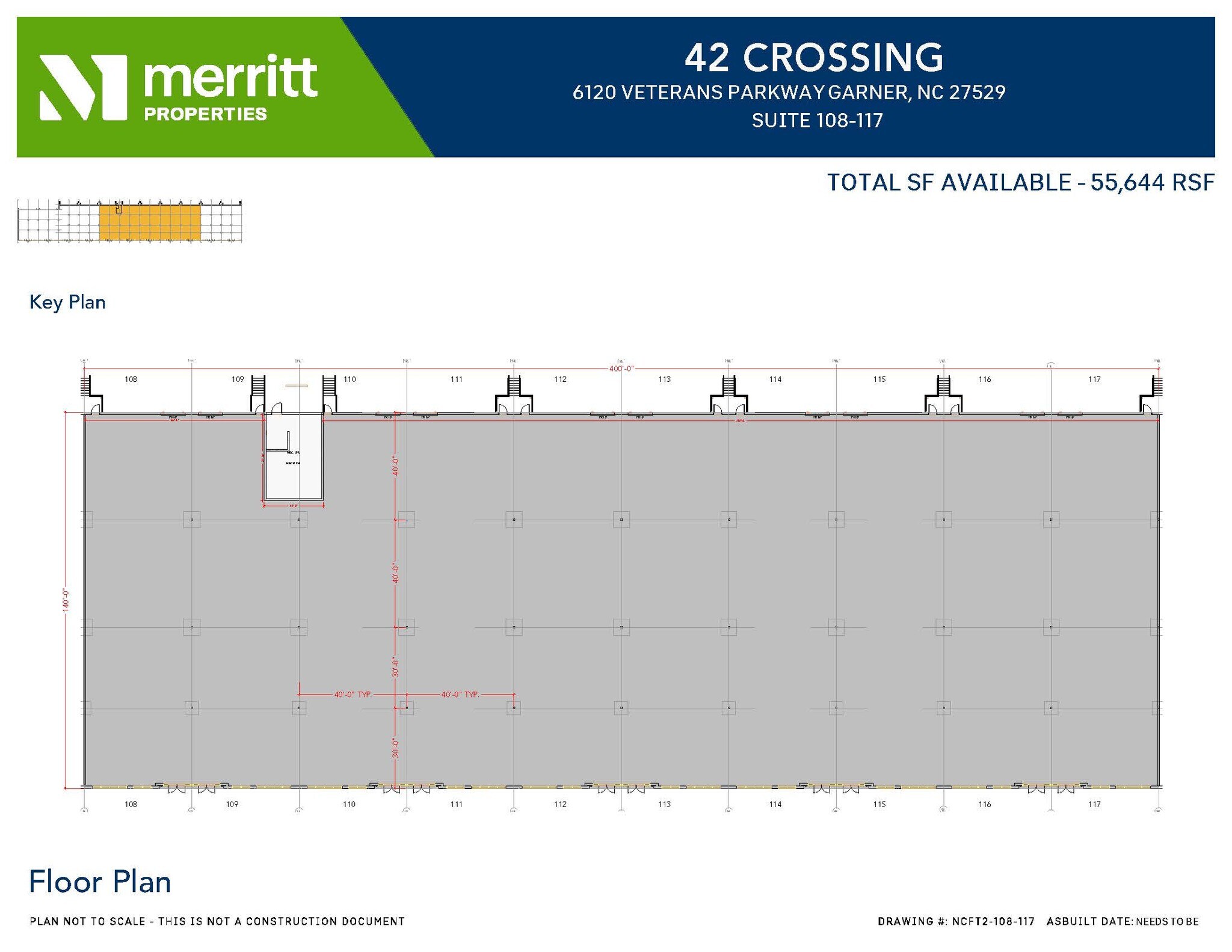 6100 NC Highway 42 W, Garner, NC à louer Plan d’étage- Image 1 de 2