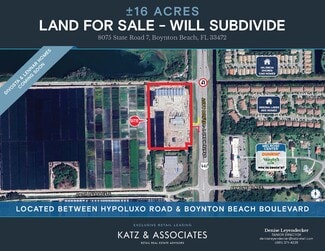 Plus de détails pour 8075 State Road 7, Boynton Beach, FL - Terrain à vendre