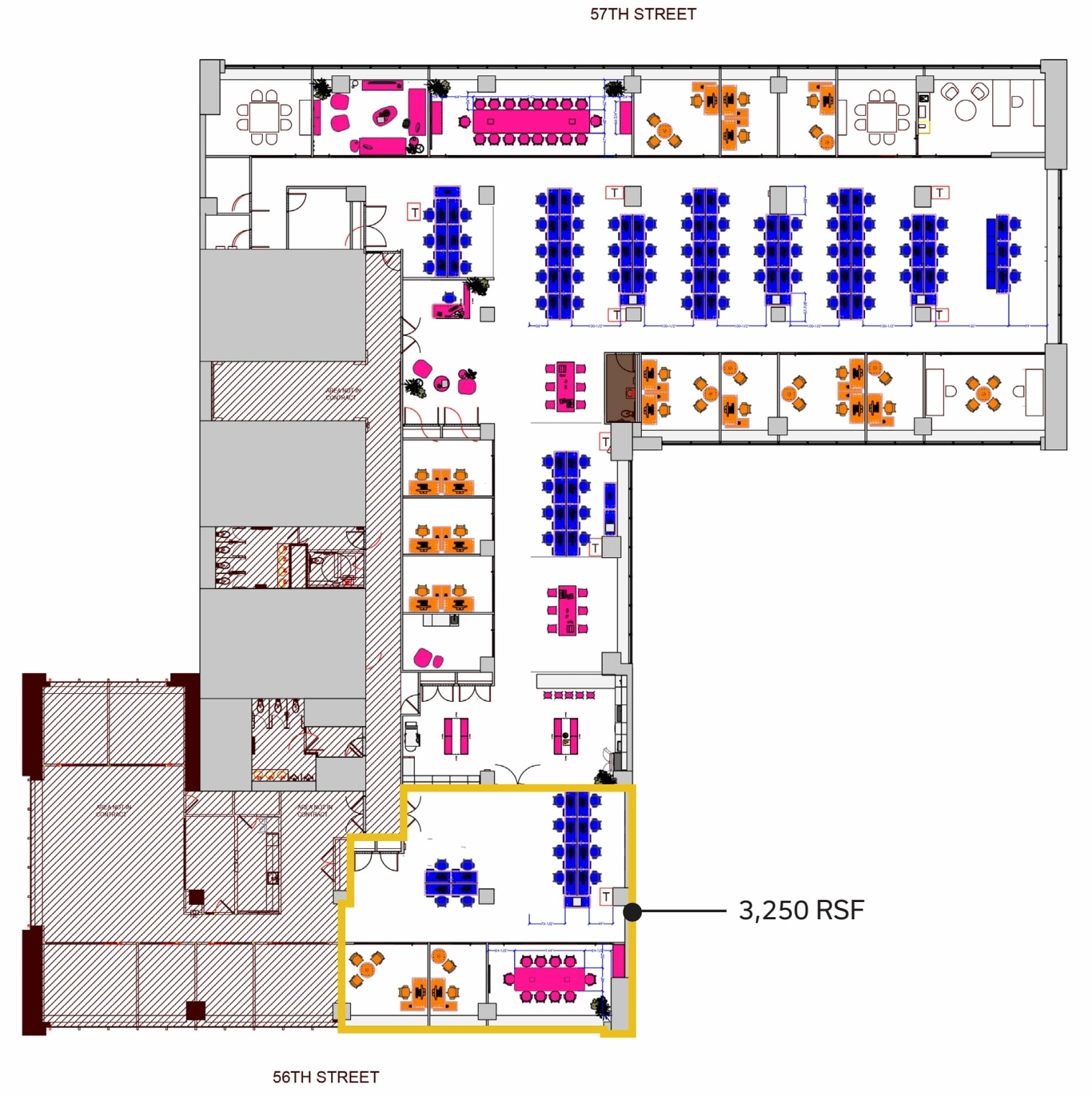 40 W 57th St, New York, NY for lease Floor Plan- Image 1 of 12