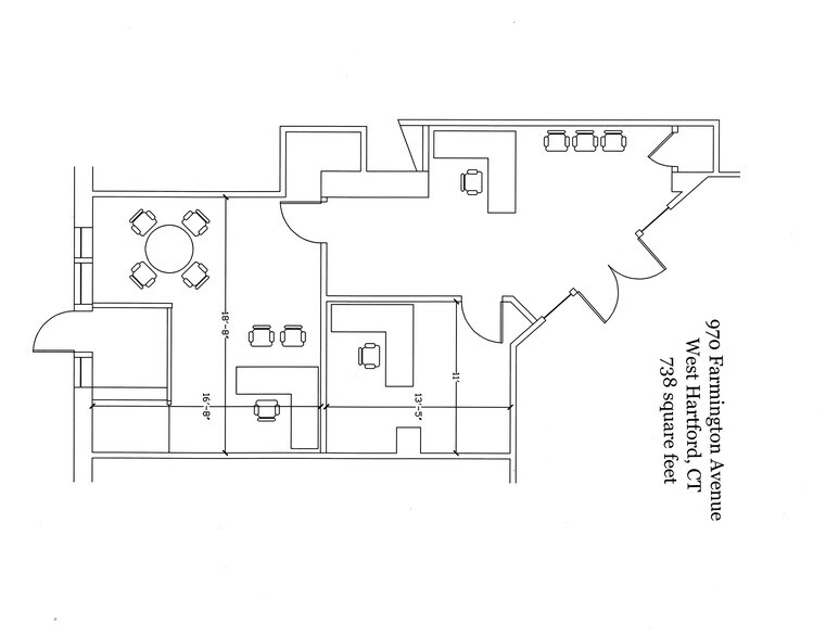 970 Farmington Ave, West Hartford, CT à louer - Plan d’étage - Image 3 de 5