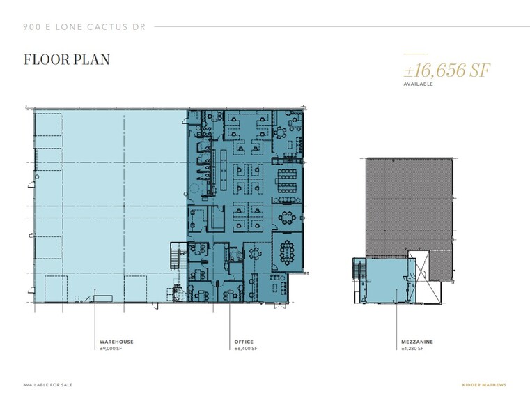 900 E Lone Cactus Dr, Phoenix, AZ à vendre - Plan d’étage - Image 2 de 6