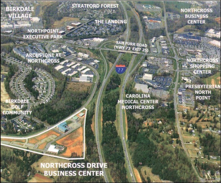 Lot 5 Northcross Business Park, Huntersville, NC à vendre - Aérien - Image 3 de 3