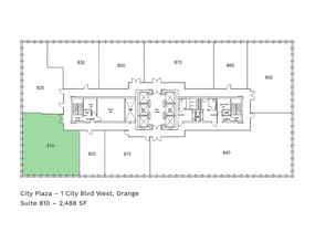 1 City Blvd W, Orange, CA for lease Floor Plan- Image 1 of 5