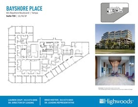 601 Bayshore Blvd, Tampa, FL for lease Site Plan- Image 2 of 2