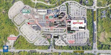 24149-25389 Cedar Rd, Lyndhurst, OH - Aérien  Vue de la carte - Image1