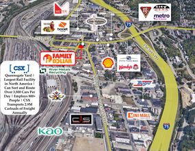 2955 Burlington Pl, Cincinnati, OH - AERIAL  map view