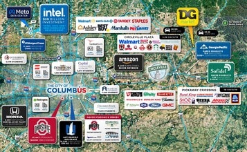 26929 OH-159, Circleville, OH - AÉRIEN  Vue de la carte