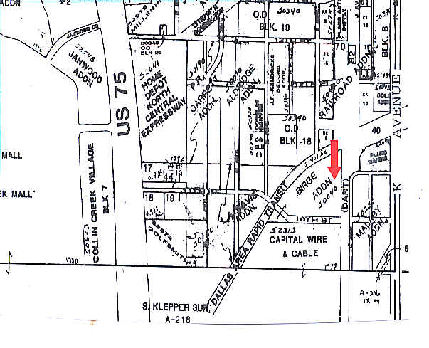 880 F Ave, Plano, TX à louer - Plan cadastral - Image 2 de 3