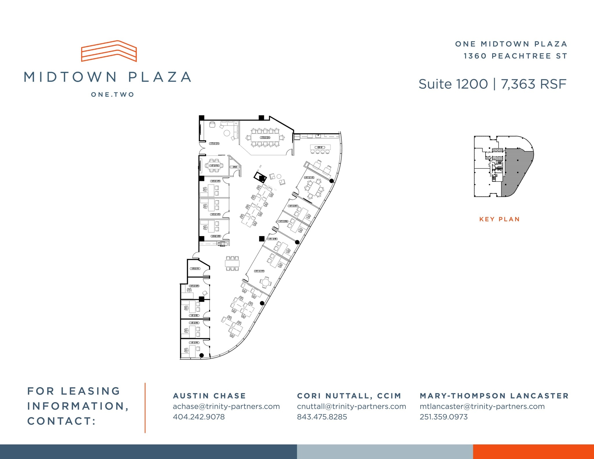 1360 Peachtree St NE, Atlanta, GA à louer Plan de site- Image 1 de 1