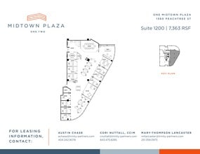 1360 Peachtree St NE, Atlanta, GA à louer Plan de site- Image 1 de 1