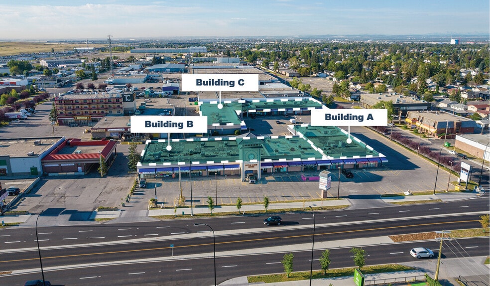 4909 17th Ave SE, Calgary, AB for lease - Aerial - Image 3 of 6