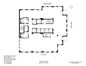 330 Fifth Ave, New York, NY à louer Plan d’étage- Image 1 de 1