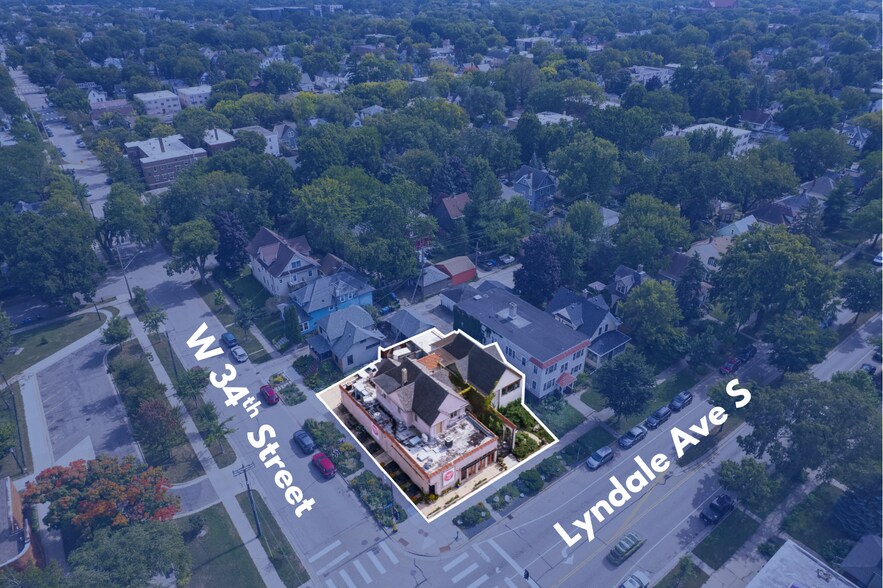 3401-3405 S Lyndale Ave, Minneapolis, MN à vendre - Aérien - Image 2 de 43