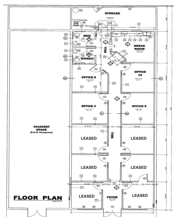 450-452 Main St, Newcastle, CA à louer Plan d’étage- Image 1 de 1