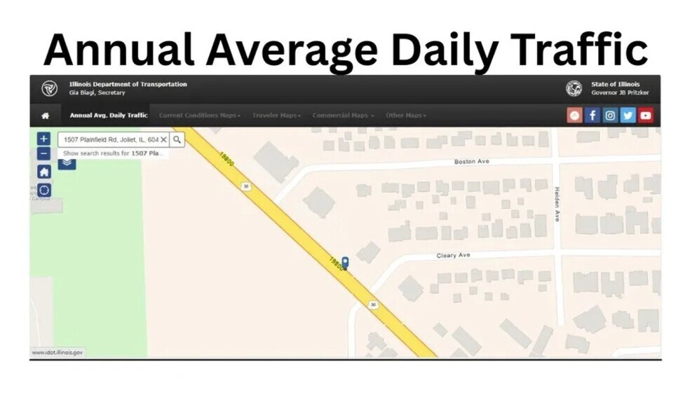 1507 Plainfield rd, Joliet, IL à louer - Autre - Image 2 de 4