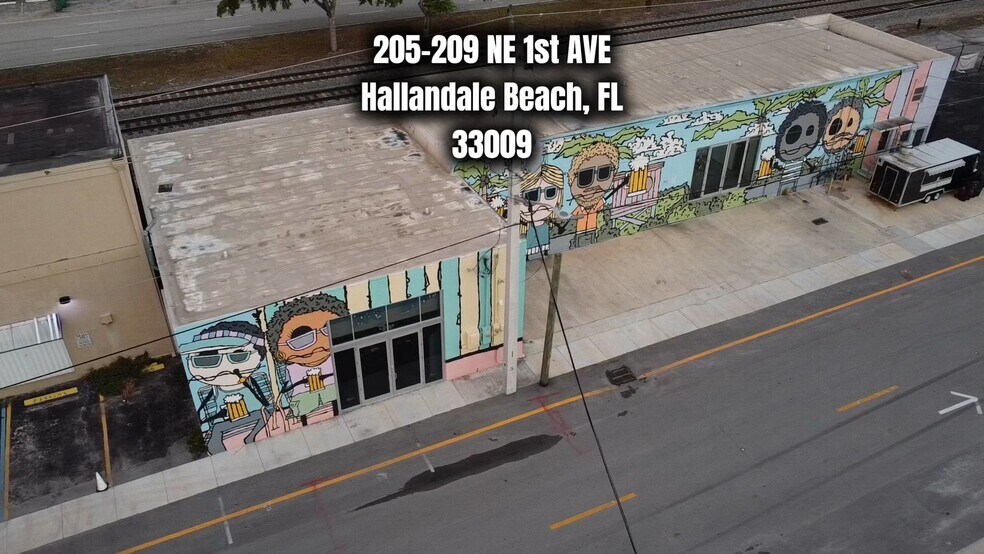 205-209 NE 1st Ave, Hallandale Beach, FL à vendre - Vidéo sur l’inscription commerciale - Image 2 de 18