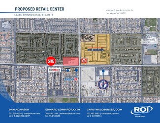 Plus de détails pour Ann Road & 5th Street, Las Vegas, NV - Vente au détail à louer