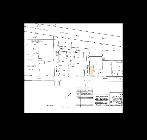 130 W 4th St, Plainfield, NJ à louer - Plan cadastral - Image 1 de 1